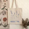 indigo RM motif sac fourre-tout Fi Album de musique toile boutique sacs Kpop Fan cadeau sacs à bandoulière Kim Namjo sacs Kpop Fr sac i1gq #
