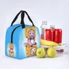 Kawaii Foxy Boxy Insulated Lunch Bag Cooler Bag Meal Ctainer Lankybox Carto Large Lunch Box Tote Men Women Office Outdoor P6zz