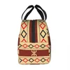 Bolsa de almuerzo aislada de símbolos de berebere de Amazigh para mujeres Tifinagh Cooler Termal Cooler Comida Lunch Box Bolsas de picnic J2yn#