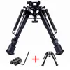 Trépie de 6 pouces Butfly Tripod Bracket Butterfly Feuille Bracket métallique 6-9 pouces Tripod pliant télescopique avec adaptateur