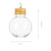 Vases 10 Pcs Christmas Spherical Bottle Portable Milk Bottles Halloween Decorations Outdoor Empty Juice Airtight Water Packing