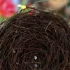 Garden Decorations Easter Bird Nest Party Supplies With Colorful Eggs Desktop Prydnad för balkong sovrumsgård uteplats