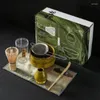 Teaware Set Ceramics Matcha Tea Japanese Tools Set Bowl Complete Ceremony Accessories Spoon Scoop