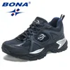 Chaussures décontractées BONA 2024 Excellent style hommes course à lacets athlétique marche en plein air baskets confortables ventiler