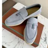 mocassini firmati di lusso per uomo donna sneakers moda mocassini in pelle rosa nero baby blue grigio navy scarpe da ginnastica casual