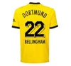 2023 2024 كرة قدم قمصان REUS DORTMUNDS 23 24 بوروسيا كرة القدم هالر قميص كرة القدم Bellingham Neongelb Hummels Brandt Men Kids