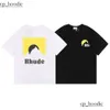 2023 Summer Rhude T Shirt Mens Designer T Shirt Rhude Casual Shirts Man Womens Tees Short Sleeves Top Sell Luxury Men Hip Hop Clothe 5807