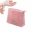 CTUE PLUSH COSMETIC BAG FÖR KVINNA SUQARE MAKE UPP PALLETRAGNING ARGRUMERS POUCH PORTABLE LAMN DUMPER Makeup Bags Handväska P7U0#