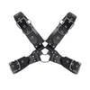 Belts Men's Leather Straps With Adjustable Body Restraints Fetishism Homosexuality Sexy Chest Punk Carnival Sex