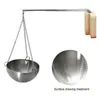 Bowls Oil Bowl Sauna Stainless Stee With Chain L Steel Essential Fragrance Diffuser