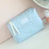 Cosmetic Bags Quilted Flower Makeup Case Pouch Cute Make Up Bag Large Capacity Portable Multifunction Fashion Casual For Weekend Vacation