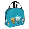 the Octauts Insulated Lunch Bags Carto Anime Barnacles Kwazii Peso Cooler Bag Tote Lunch Box School Picnic Food Storage Bags W0qC#