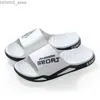 home shoes Mens Slippers Fashion Outwear Home Indoor Bathroom Thick Bottom Simple Mens Slippers Y240401