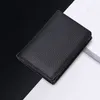 Luxe Mannen Koe Lederen Busin Kaarthouder Kleine Bifold Card Portemonnee Creditcard Case Slim Purse Houders voor Mannen 11pF #