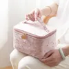 FI Korean Star Veet kosmetiska väskor för kvinnor flickor stora tote resor toalettartiklar med makeup borsthållare x5po#