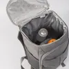 Nueva bolsa de mochila térmica al aire libre de gran capacidad para mujeres y hombres, bolsa de almuerzo de picnic con aislamiento a prueba de fugas de tela Oxford, N7xs #