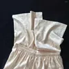 Startseite Bekleidung Damen-Pyjama-Set, Frühlings-Sutumn-Nachtwäsche, Dessous, Revers, Langarm, Satin, 2-teilig, Hemd, Hose, Schlafanzug