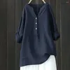 Camisetas femininas blusa solta mulheres manga comprida casual sólido botão colarinho camisa tops liso