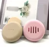 Silice Powder Puff Case Premium Portable Makeup SPGE Storage för resor Skinvänlig förvaring Y9XE#