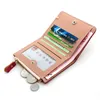 women's Short Wallet Fi Coin Purse Female Card Holder Small Ladies Wallets Girls Hasp Mini Clutch Bag Wholesale 13W6#