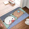 Bath Mats Bubu Dudu Sleep Mat Cartoon Panda Protective Toilet For Shower Home Entrance Anti Slip Foot Design Bathroom