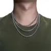 5mm Miami Cuban Link Chain Men Gold Chains Stainless Steel Choker Mens Necklace Hip Hop Jewelry Gift