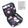 high Quality Makeup Case Brand Travel Cosmetic Bag For Women's Portable Female Make Up Storage Box Nail Tool Suitcases bag J17k#