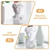 Vases David Statue Porte-Fleurs Figure Crayon Résine Pinceaux De Maquillage