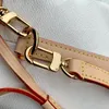 Мини -ведро пакет для плеча дизайнеры женщин 100% зеркало качество монограммы шнурки с коробкой L310