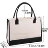 Bolsas de lona de grande capacidade Dobráveis Eco-Friendly Cott Tote Bags Reutilizáveis DIY Bolsa de Ombro Bolsa de Supermercado Bege Branco k9Z4 #