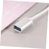 1pc Displayport Adapter Type Usbc C naar USB A SD-kaartlezer Converterkabel Witte mobiele telefoon