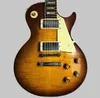 1959 Les Std vos Iced Tea Burst Electric Guitar مثل نفس الصور 369