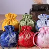 pattern Drawstring Embroidery Hanging Decorati Necklaces Case Women Jewelry Bag Purse Pouch Sachet Chinese Style Storage Bag m4kq#