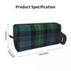 Storage Bags Custom Fashion Green Tartan Plaid Travel Cosmetic Bag For Women Gingham Makeup Toiletry Organizer Lady Beauty Dopp Kit