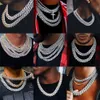 8Mm 11Mm 15Mm Bracelet Sterling Sier Diamond Gold Custom Men Jewelry Necklaces Moissanite Cuban Link Chain