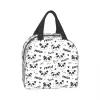 süße Panda Bear tragbare Lunchbox für Frauen wasserdichte thermische kühlere Essen isolierte Lunchbeutel Kinder Schulkinder Arbeit Picknick y7pk#