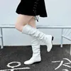 Bottes femmes hiver neige fond plat élastique mode tête ronde couleur unie vente directe d'usine