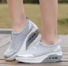 Casual Shoes 2024 Bra Swing Air Mesh Breattable Ladies Trainers Wedges Chaussure Femme Sport Platform For Women Zapatos Mujer