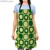 Grembiuli estetici da donna cucina grembiule per bambini originali ragazze impermeabili alla moda cameriere principessa lavoro grembiule geometria a prova di olio y2404019j4e