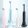 Hoofden roterende elektrische tandenborstel bleken tanden voor volwassenen huishoudelijke bescherming tand waterdicht zacht borstel met 4 vervangende kop