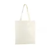 Sac à main à bandoulière en toile de grande capacité pliable écologique Sacs fourre-tout en coton réutilisables Sac à bandoulière DIY Sac d'épicerie Beige Blanc b0TM #