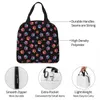 Animal Paw Pattern Isolated Lunch Bag Portable Söt Fotavtryck Måltid Ctain Cooler Bag Tote Lunch Box Picnic Food Storage Påsar M17P#