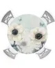 Скатерть цветы хризантемы минималистичная круглая скатерть эластичный чехол прямоугольные водонепроницаемые аксессуары для украшения столовой