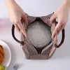 Hot Sale Stripe Women's Kids Lunch Bag Waterproof Isolated Picnic Food Storage Ctainer Thermal Handbag Cooler Bag I1G1#