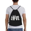 custom LOVE Scuba Diving Drawstring Bag Men Women Lightweight Sports Gym Storage Backpack s946#