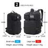 Bolsas 30L/50L Mochila táctica militar Men Sports Senderismo Camping Rucksack Man Bags con Flag Patch Gym Crossfit Mochila 900D Nylon