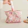 Pink FR Damen Make-up-Tasche mit großer Kapazität Lippenstift Sanitär-Servietten-Aufbewahrungsbeutel hochwertiger Kupplung Tragbarer Toilettenbeutel 51Z7#