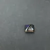 Diamanti sciolti in vendita6 6mm Taglio Asscher D VVS Colore Nero Pietra Moissanite Diamante sintetico (creato in laboratorio)