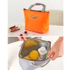 Lunch Box Cam Picnic Bag Lunch Bag Solid Color Portátil Isolado Refrigerado Saco Frio Food Cooler Thermal Handbag 70jf #