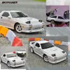 AE86 Modello LD1801 RX7 FC LD1802 1 18 RC Drift Car 118 24G Telecomando su strada ESP Giroscopio LED Mini giocattoli da corsa 240327